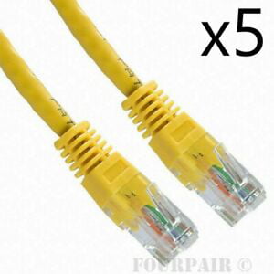 20 Pack LOT 75ft Cat6 Ethernet Network Patch Cable Blue 75 Feet Wire 